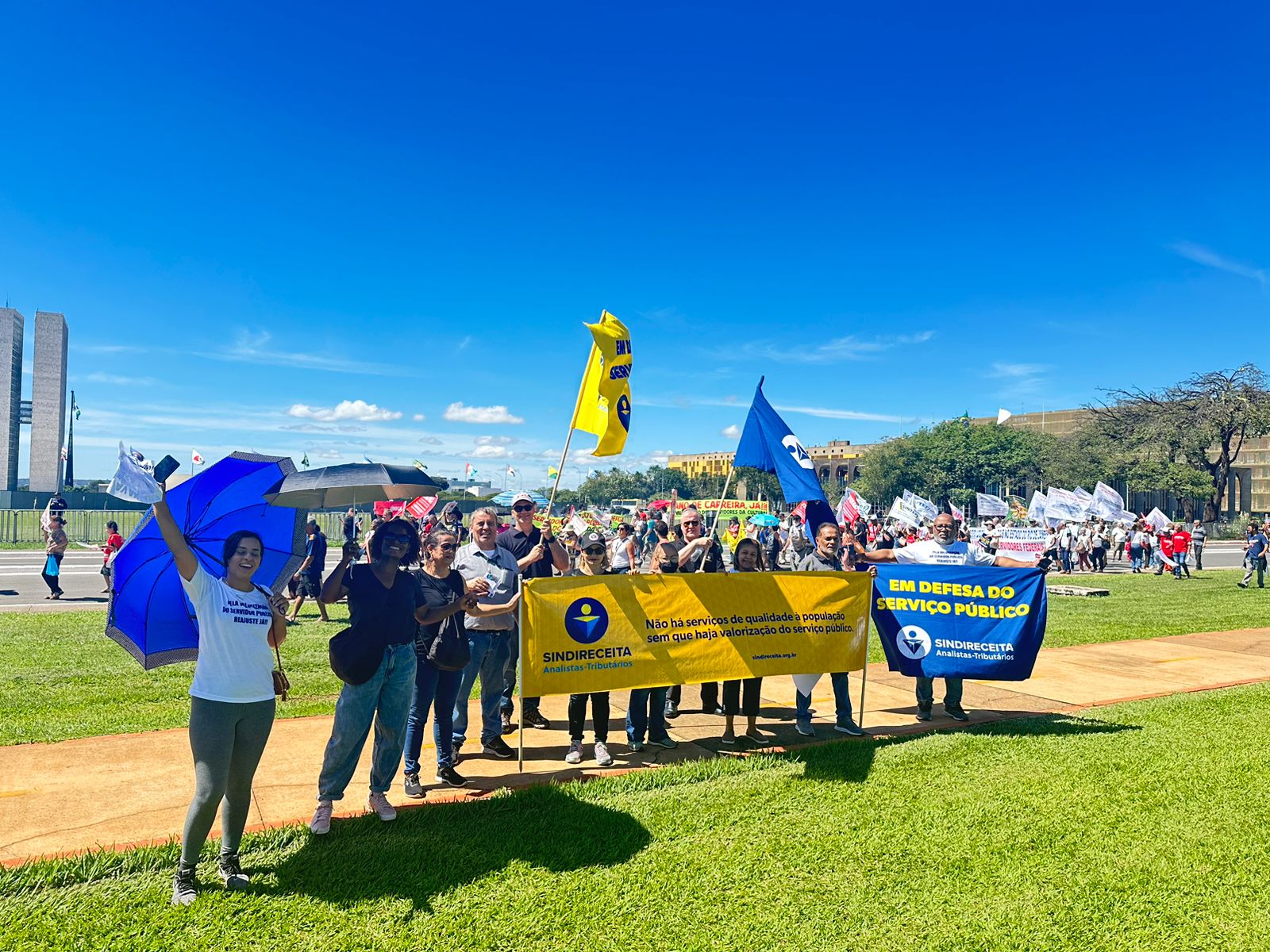 Sindireceita participa da Marcha à Brasília/DF e da jornada de luta dos servidores públicos